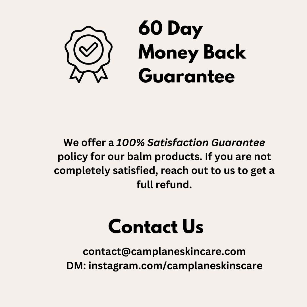 Camp Lane Skincare 60 Day Guarantee